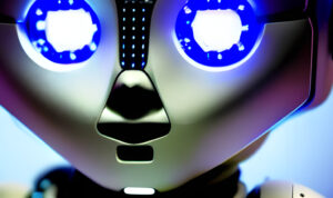 visage d'un robot