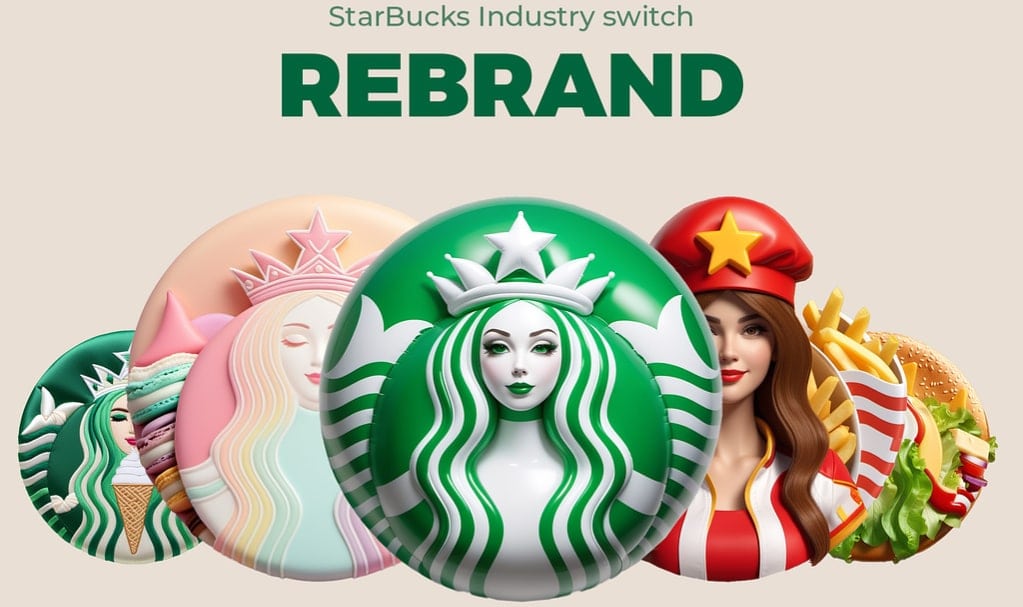 variations du logo Starbucks